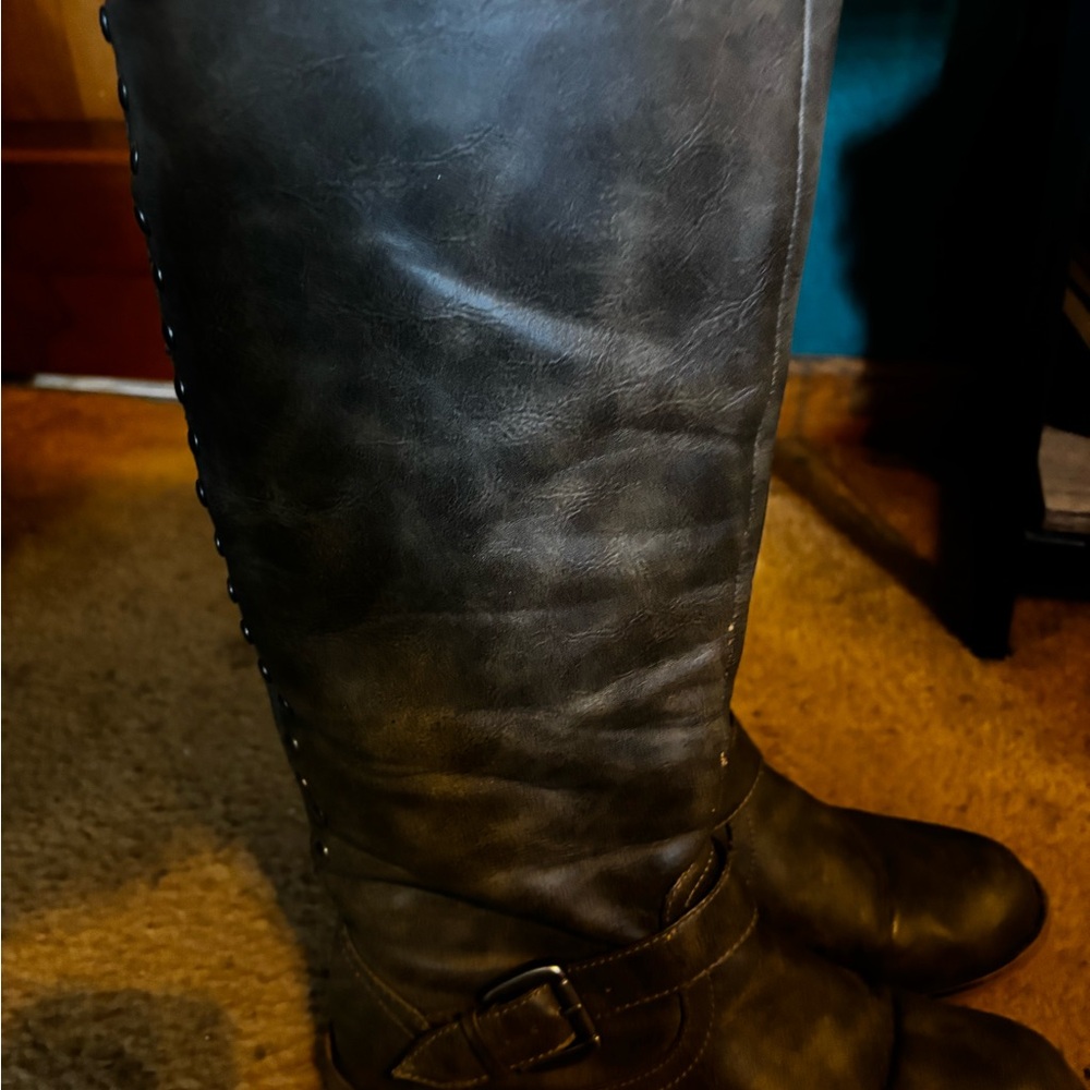 Candie's Brown Tall Riding Boots